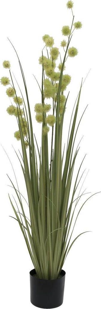 artplants.de Künstliches Allium Gras Azra, grün, 120cm - Kunstgras - Dekogras