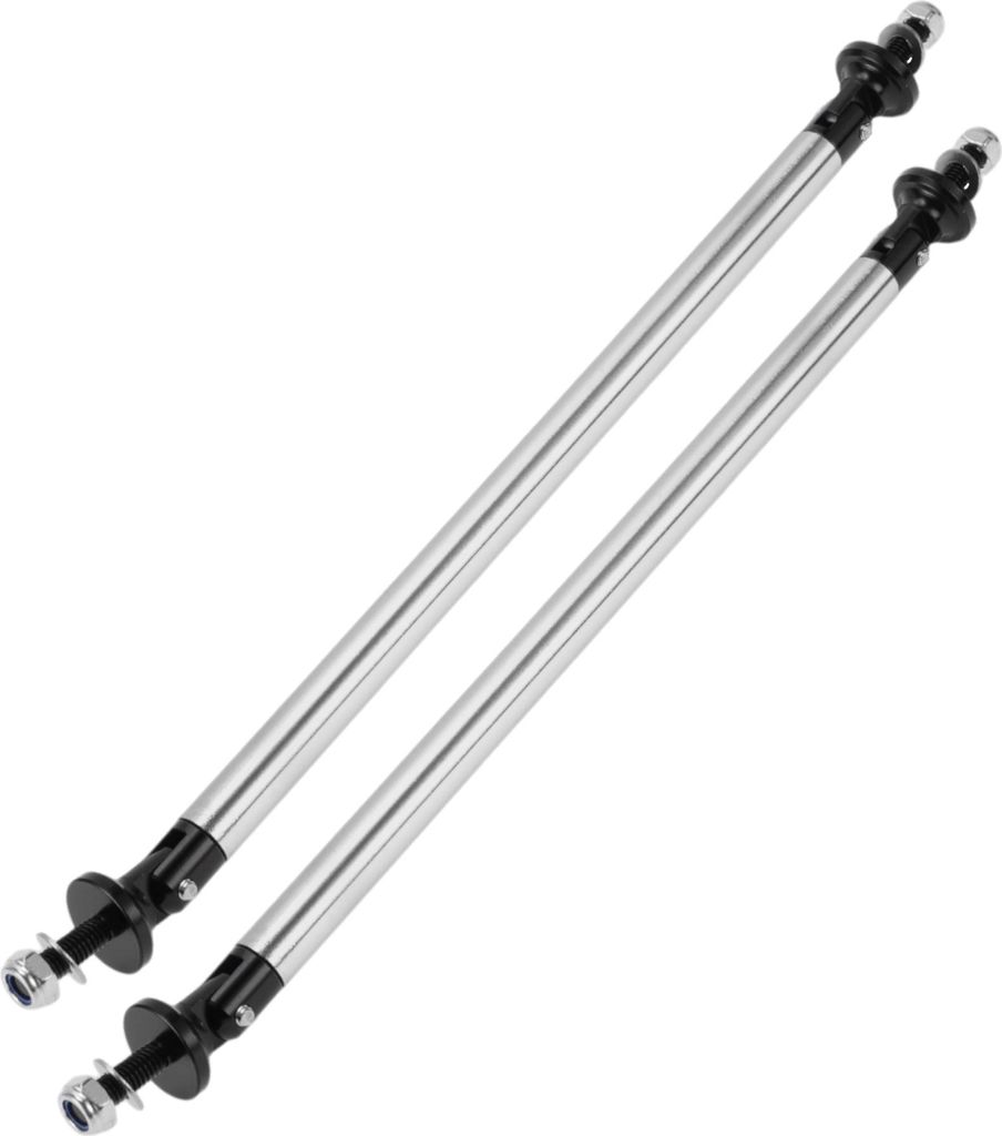 2 Stücke 200mm/7,87 Zoll Auto Splitter Stützstangen Einstellbare Front- und Heckstoßstangenlippen-Splitter-Strebenstangen Aluminiumlegierung Sil...
