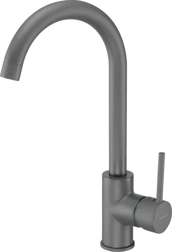 Mitigeur d'évier Nemezja finition anthracite metallic et bec pivotant