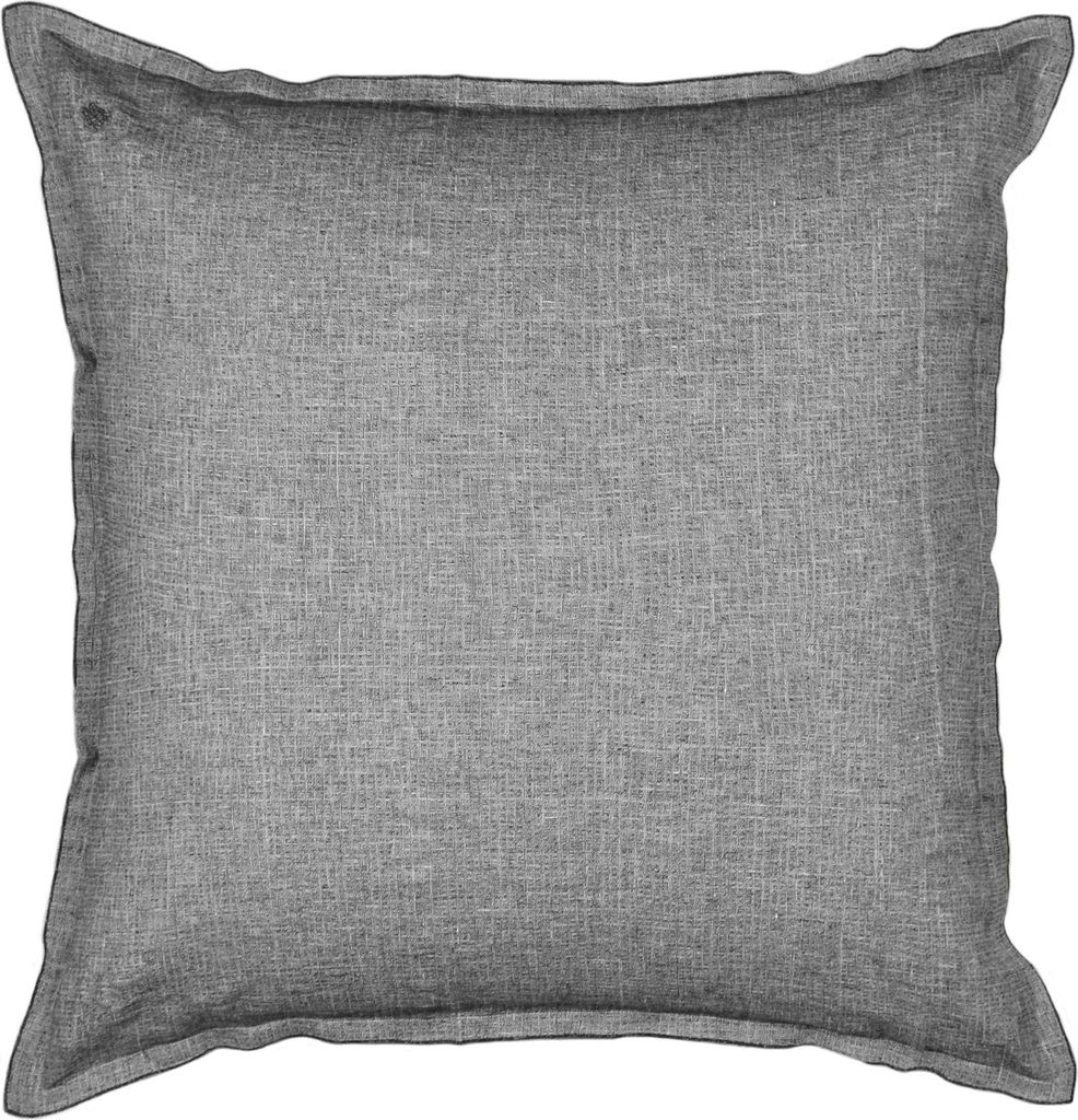 Zoeppritz Basis Stay Forever black pillow case 980 100% Linen 80x80 627010 black 80x80 (627010 | 4051244505611)