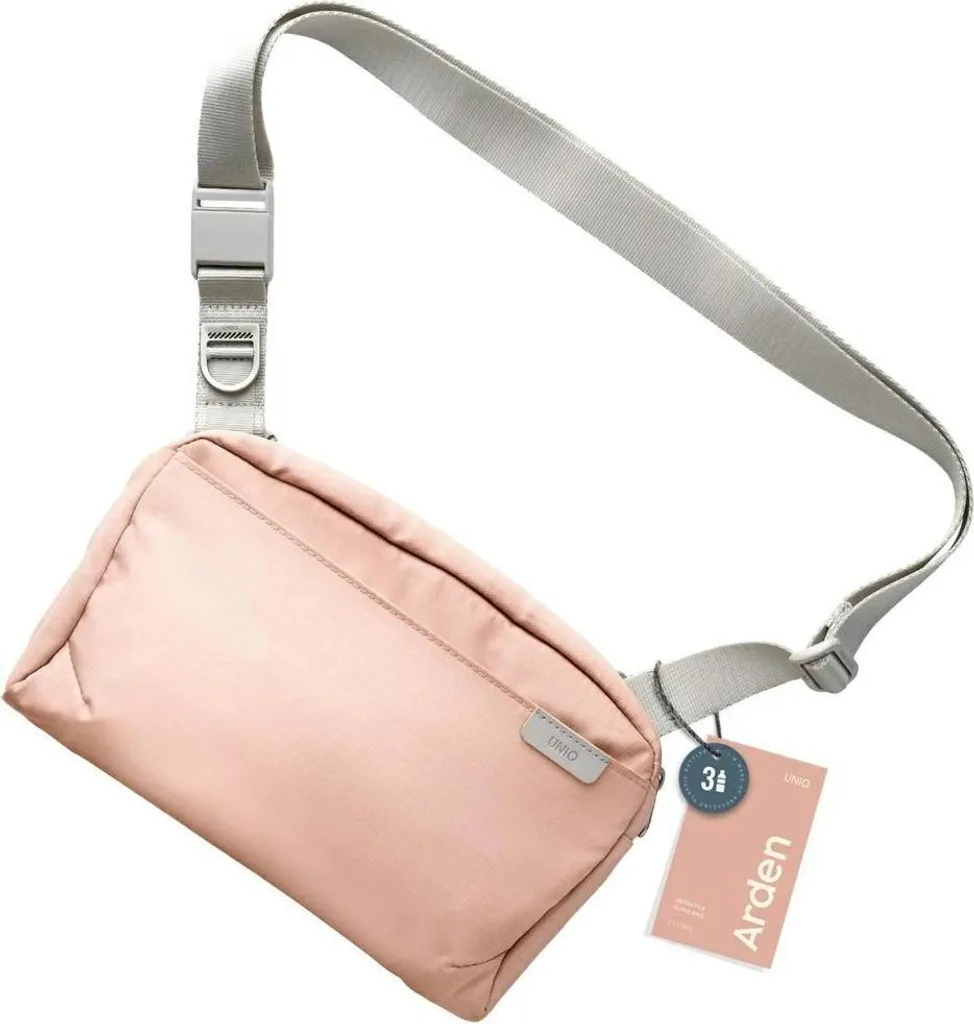 Sac de voyage compact Uniq Arden Sling 2L, sacoche rose de ville
