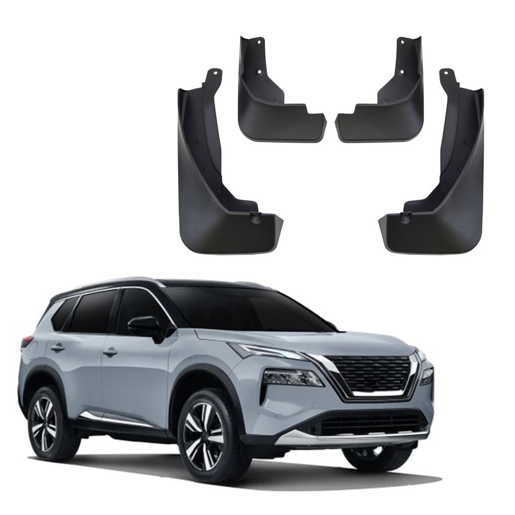 J&J AUTOMOTIVE | Schmutzfänger 4er Set vorne + hinten für Nissan X-Trail T33 ab 2022