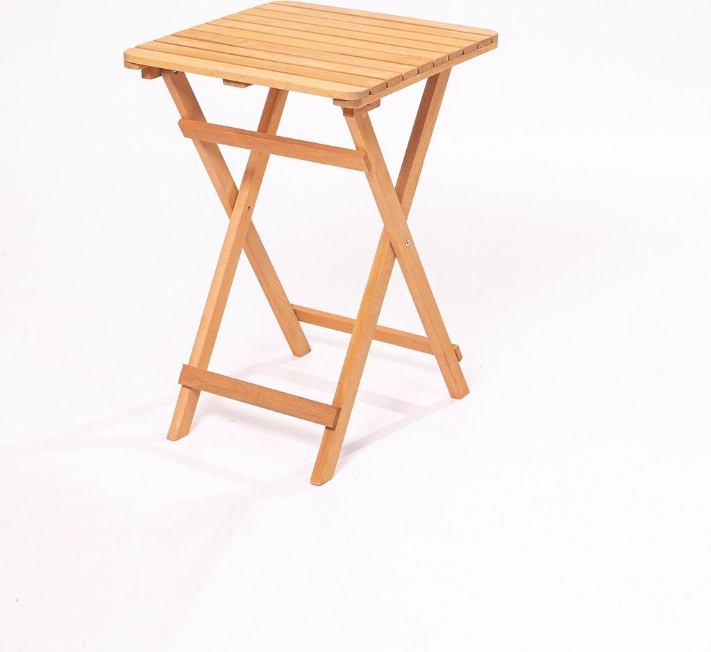 Skye Decor, My020, Gartentisch, 100 % BUCHENHOLZ, Braun, 50 Produktbild 