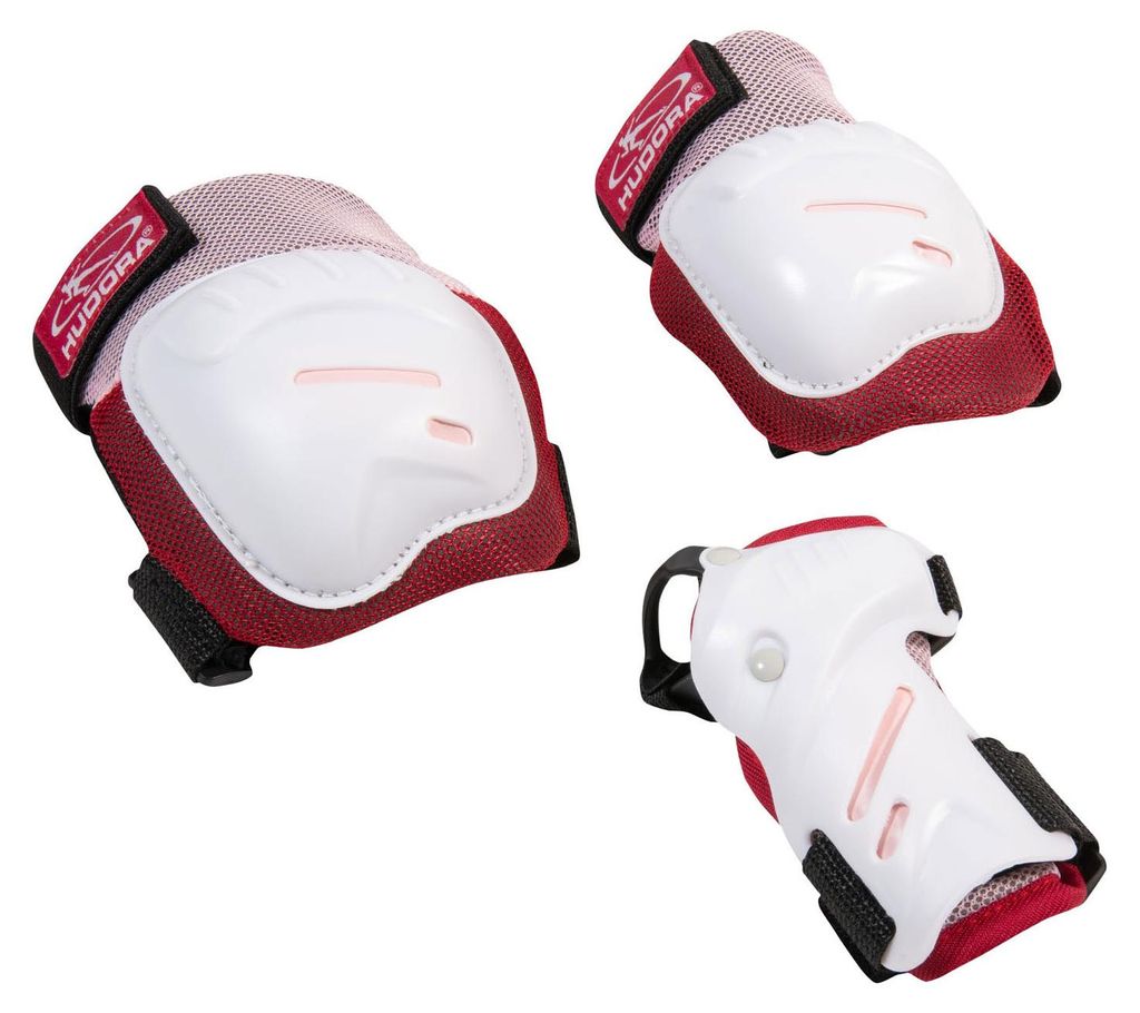 Biomechanisches Protektoren Set Comfort (pink/weiß, Größe Produktbild 