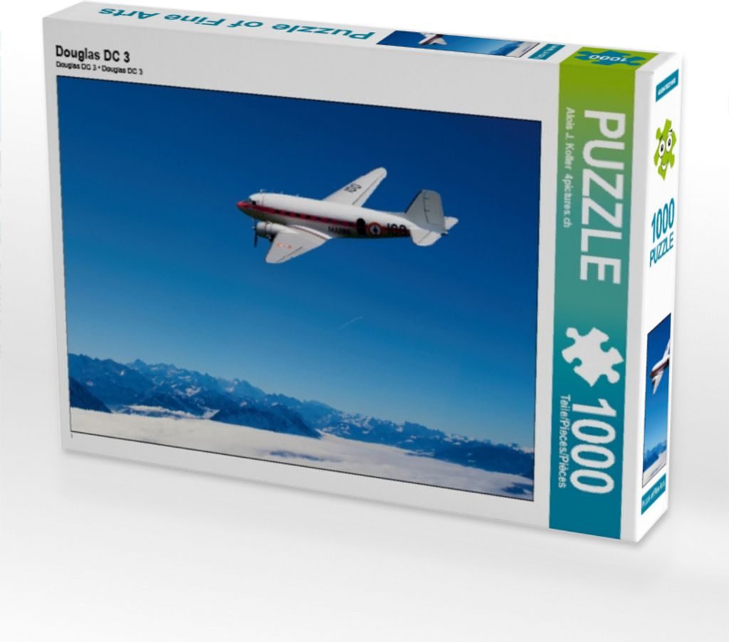 Calvendo Douglas DC 3 1000 Teile Puzzle quer 640x480mm, J. Koller 4pictures.ch Alois; 7413016