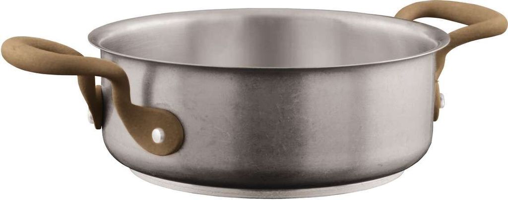 Sambonet 1965 Vintage Edelstahl Antik Bratentopf 20 cm Produktbild