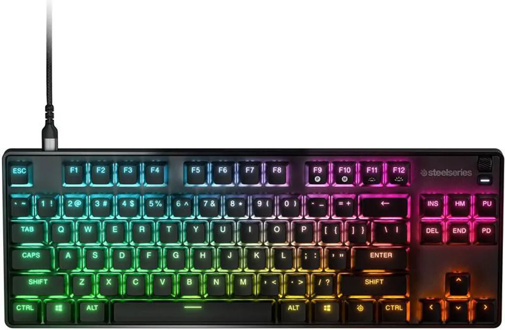 Clavier Mécanique Optique Apex 9 TKL DE Noir Format Compact Gaming