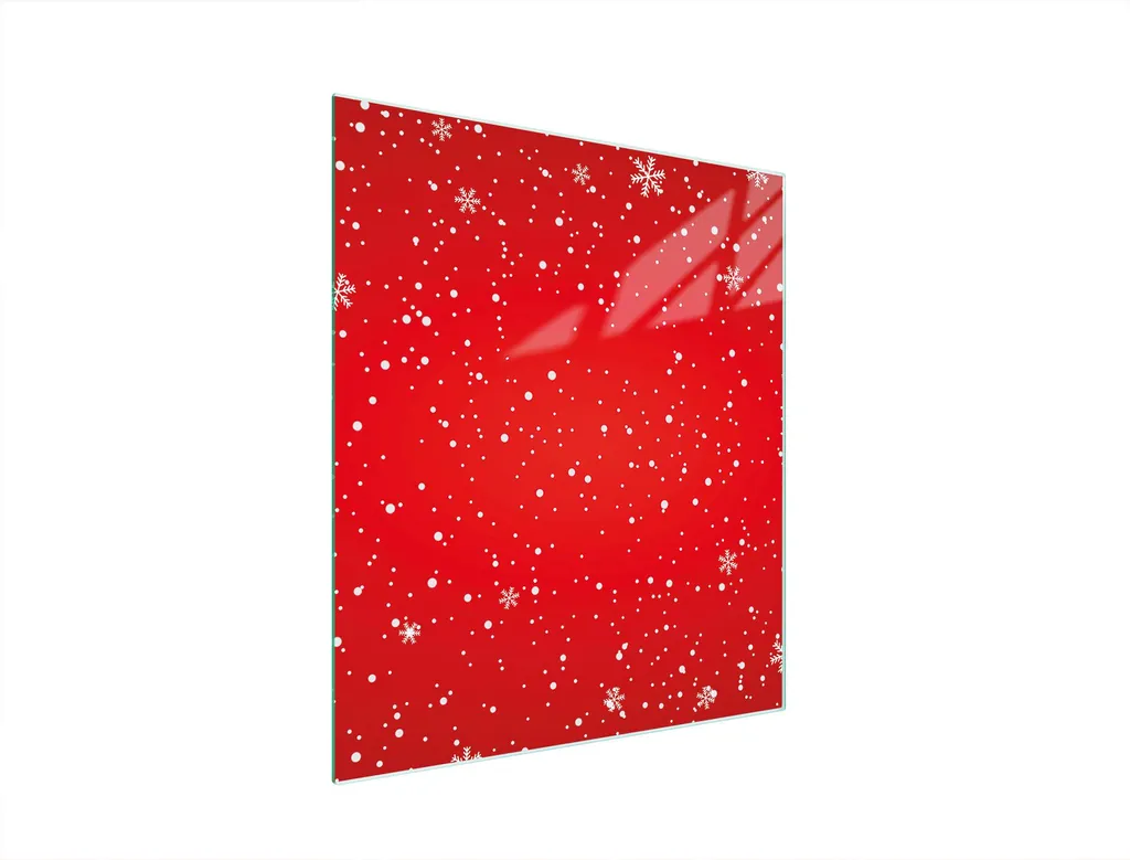 Tagliere in vetro 45x52 ROSSO