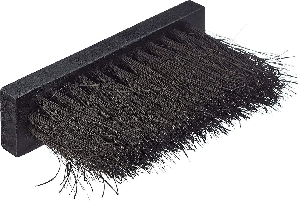 FIREFIX KB/01 Ersatzbesen / Kaminbesteck, Holz mit Kokosbesatz, 13,5 cm, schwarz