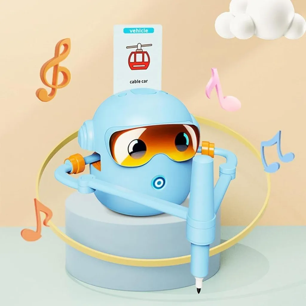Robot de dessin interactif à commande vocale et 100 modèles - 4