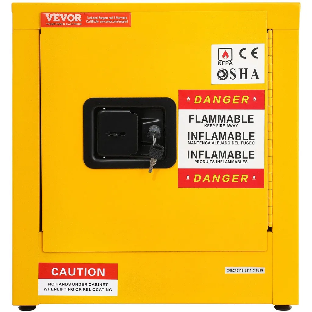 Armoire de sécurité 11 gallons pour laboratoire et stockage chimique - 11