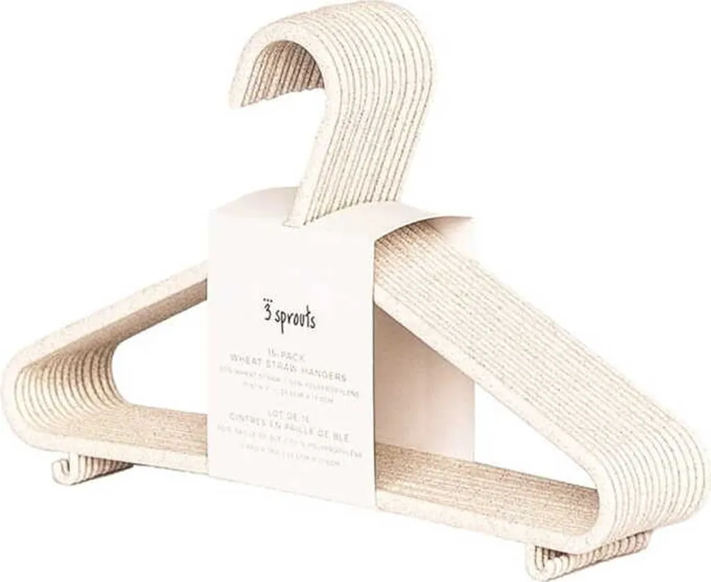Idea Regalo: Set 15 Appendiabiti Bambini 3 Sprouts Crema Velluto