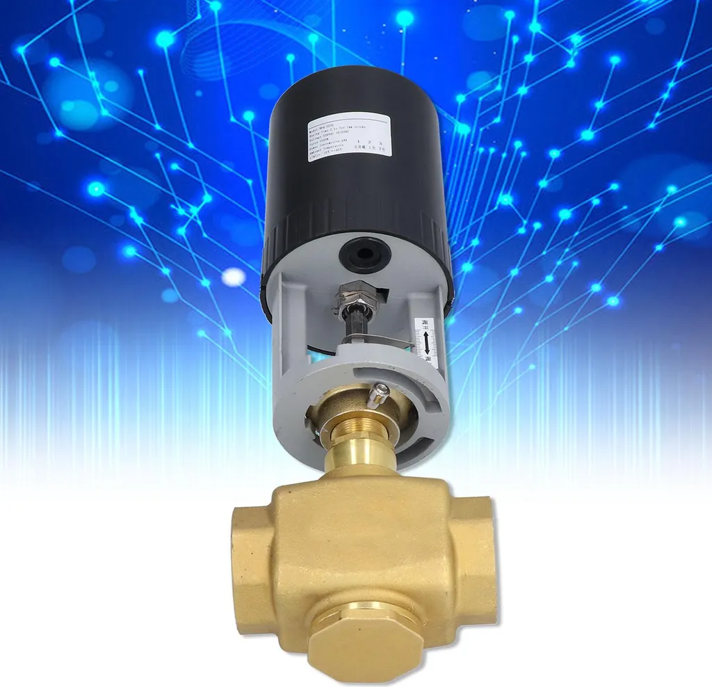 Vanne électrique 220V pour régulation de chauffage et eau industrielle - 11
