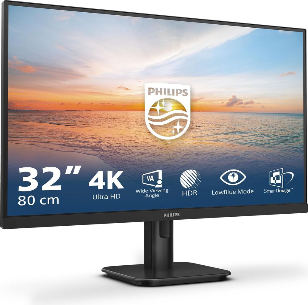 Philips 32E1N1800LA - 32 Zoll Ultra HD Monitor mit HDR10 Produktbild 