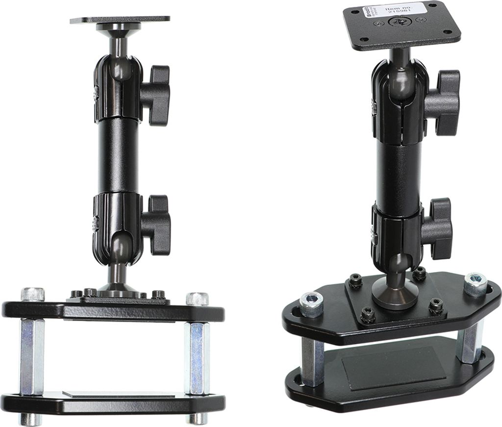 Brodit Pedestal Mount 215981 Sockelhalterung für Gabelstapler - Arretierung: Flügelmutter