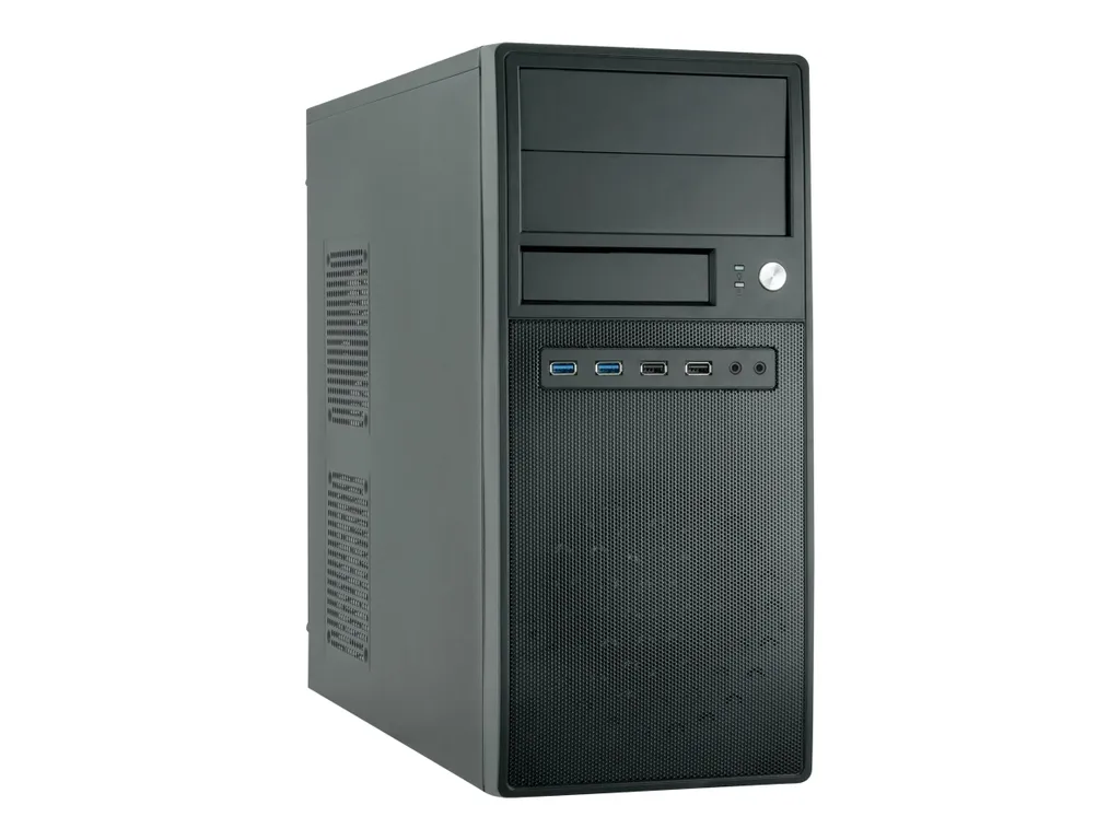 Boîtier PC MIDI Tower Chieftec CG-04B-OP pour Montage Ordinateur ATX