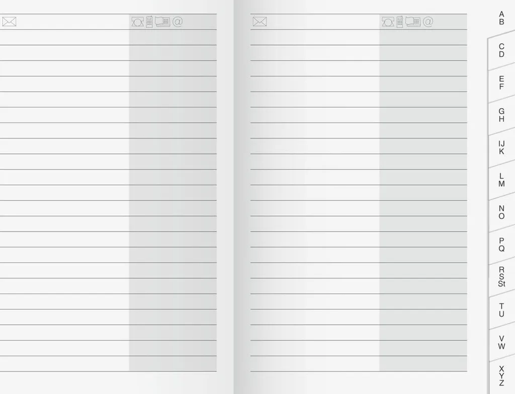 Intercalaires de Rechange pour Calendrier 10x14 cm - Index Brunnen 1070031