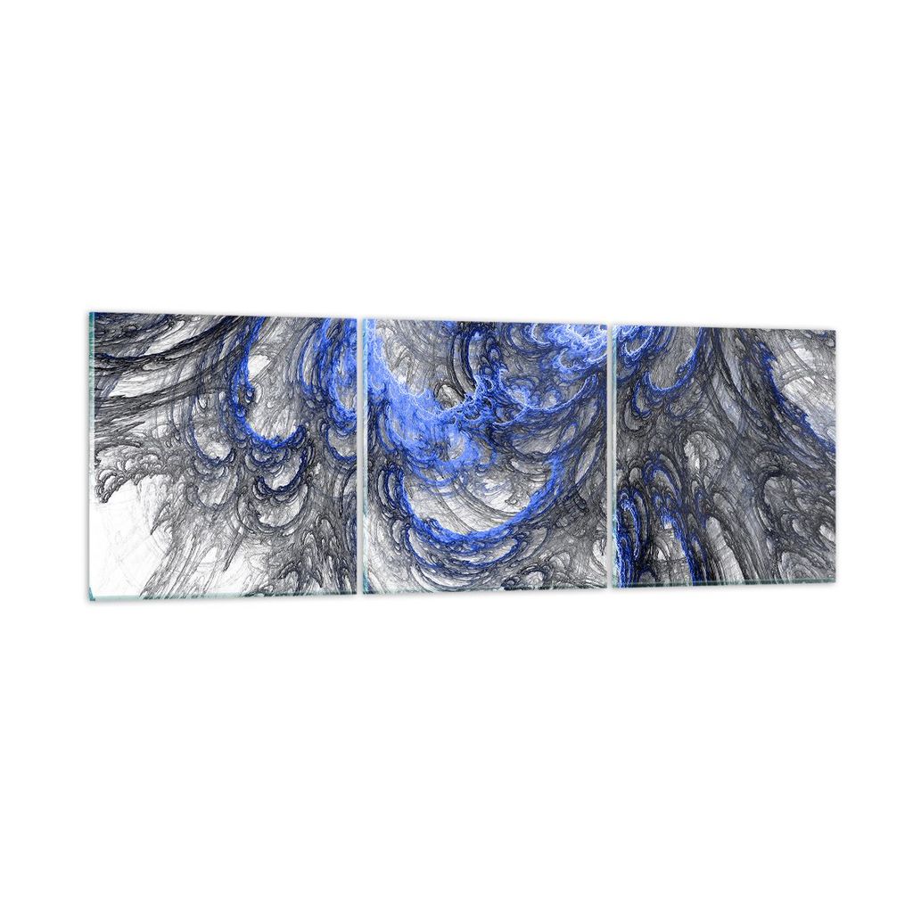 Bilder auf glas - Abstraktion modern - 150x50cm - Glasbilder - Wandbilder - Kunstdruck - zum Aufhängen bereit - Wanddekoration aus Glas - Glas Bil...