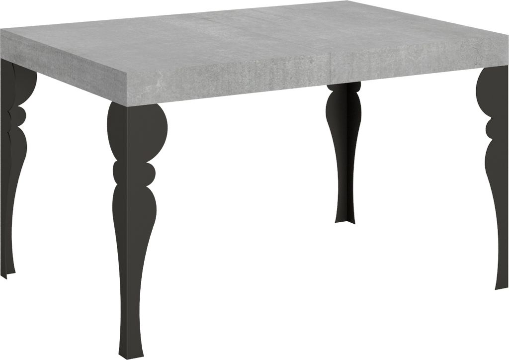 ITAMOBY - Ausziehtisch 140/400x90 cm Paxon Zement Tischbeine Anthrazit