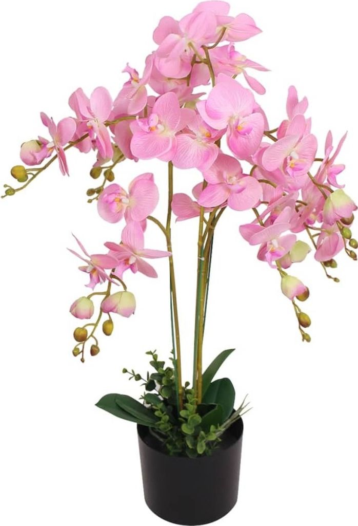 Künstliche Orchidee mit Topf 75 cm Rosa