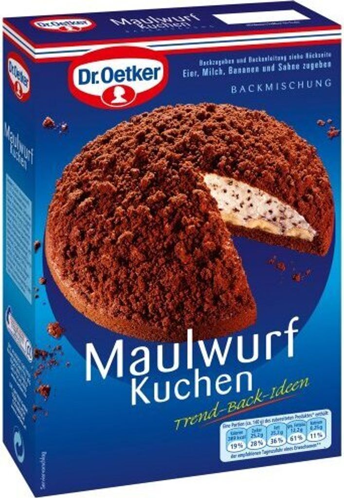 Dr. Oetker krtčí dort, balení po 4 kusech (4 x 435 g) Obrázek produktu 