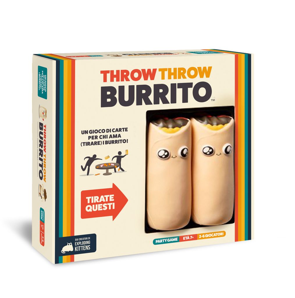Asmodee Throw Throw Burrito Kartenspiel Party