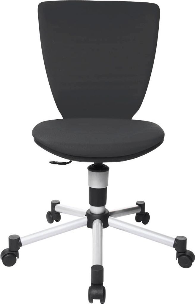 Topstar Kinderdrehstuhl Titan Junior 3D, 71407 BI0 Stoff schwarz, Gestell silber
