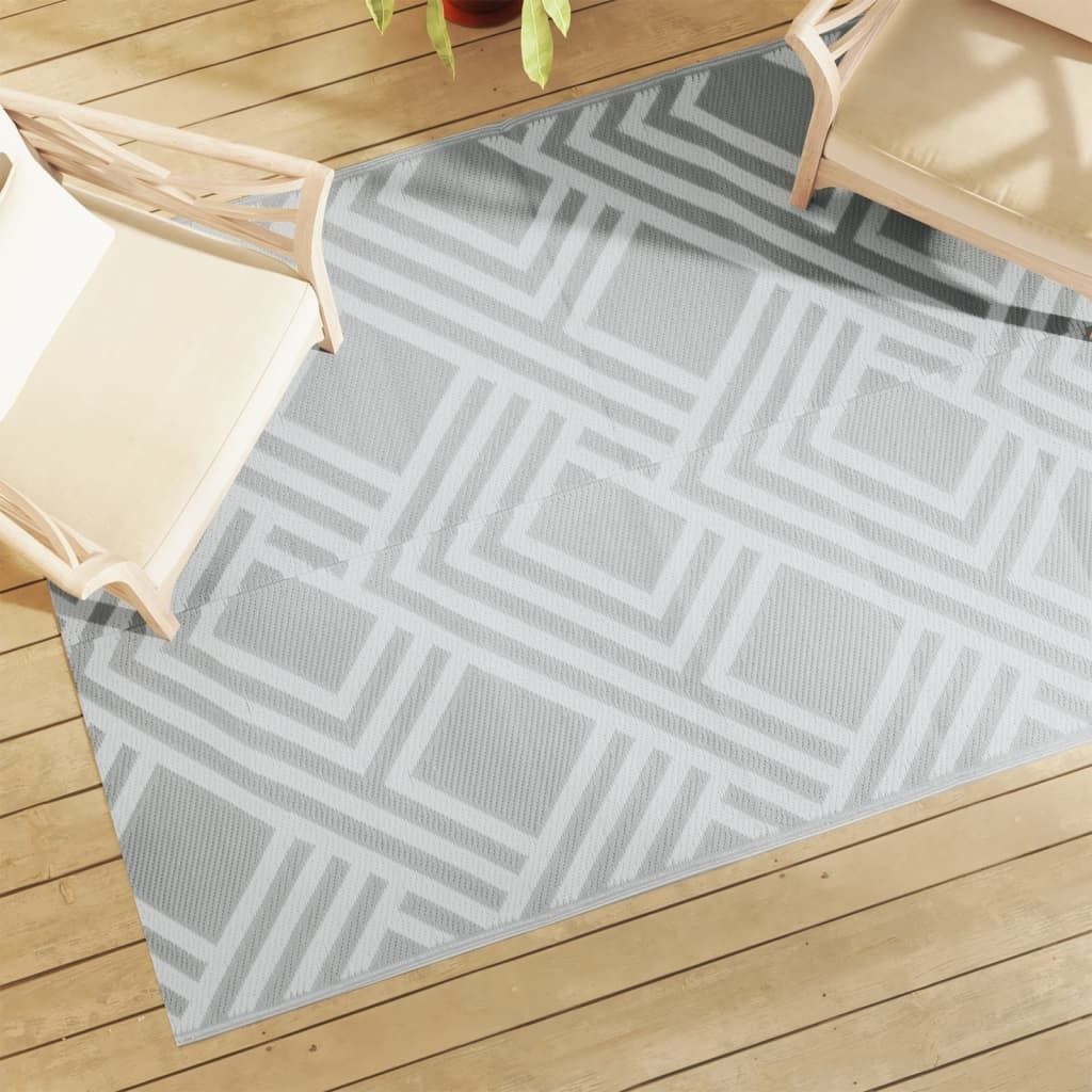 "im Angebot" Outdoor-Teppich ARAKIL Grau 140x200 cm PP - Outdoorteppiche CC16960