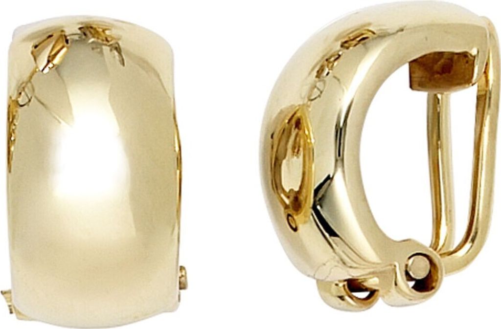 Ohrclips Clips Ohrschmuck aus 333 Echt Gold Gelbgold Produktbild 