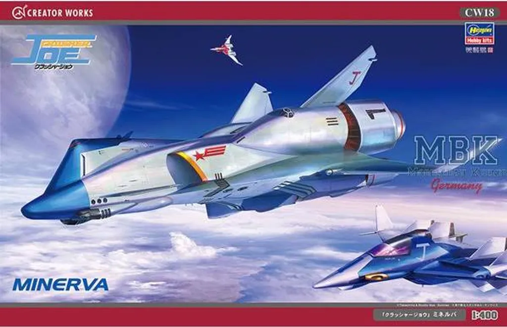 Kit Maquette Minerva Crusher Joe 1/400 Hasegawa Montage Facile et Précis