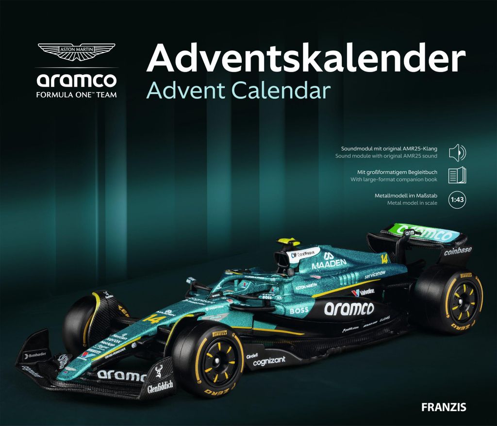 FRANZIS 67325 - Calendario de Adviento de Aston Martin Imagen del producto 