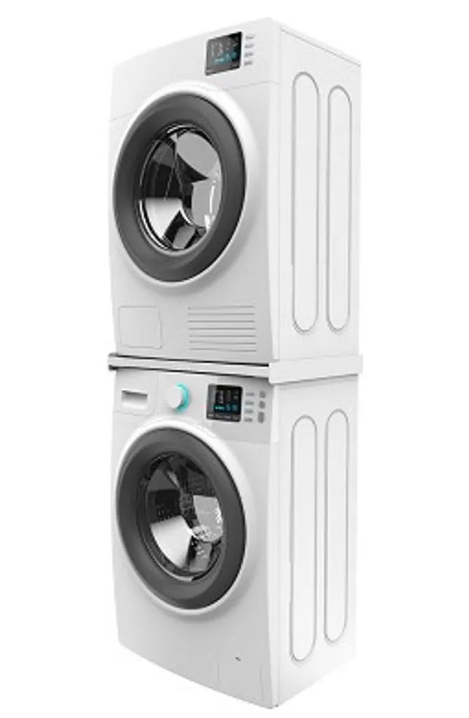 Meliconi Base Tower Slim L45 Kit de Superposition Lave-Linge et Sèche-Linge