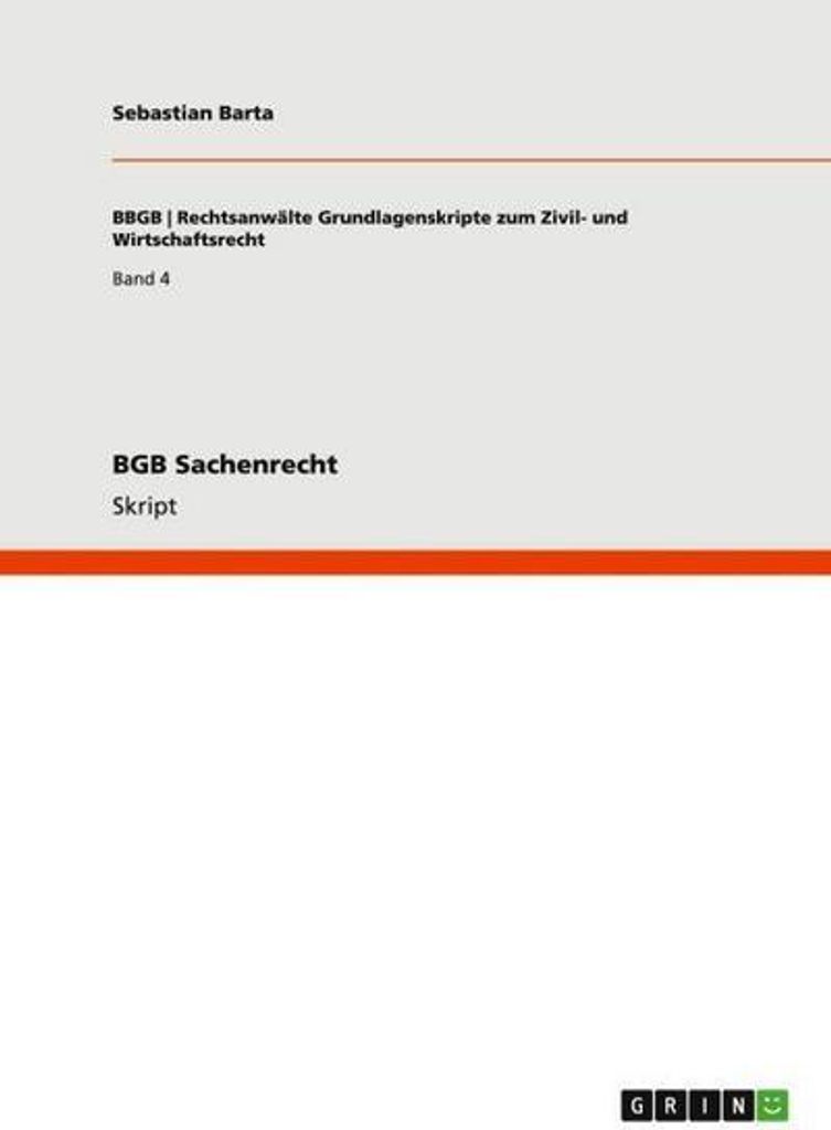 BGB Sachenrecht