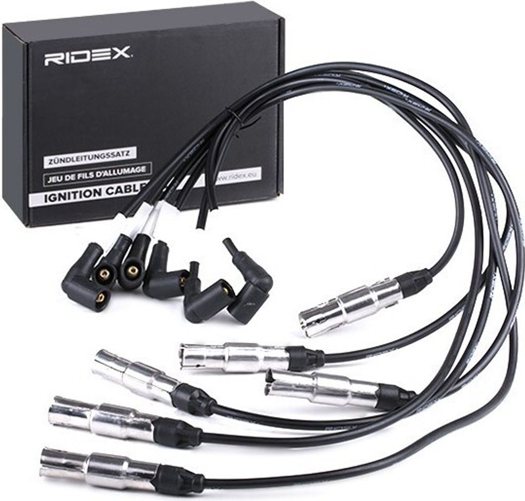 RIDEX 685I0092 Zündkabelsatz Zündleitungssatz für VW GOLF III (1H1) SHARAN (7M8, 7M9, 7M6) PASSAT Variant (3A5, 35I) New Beetle Schrägheck (9C1...