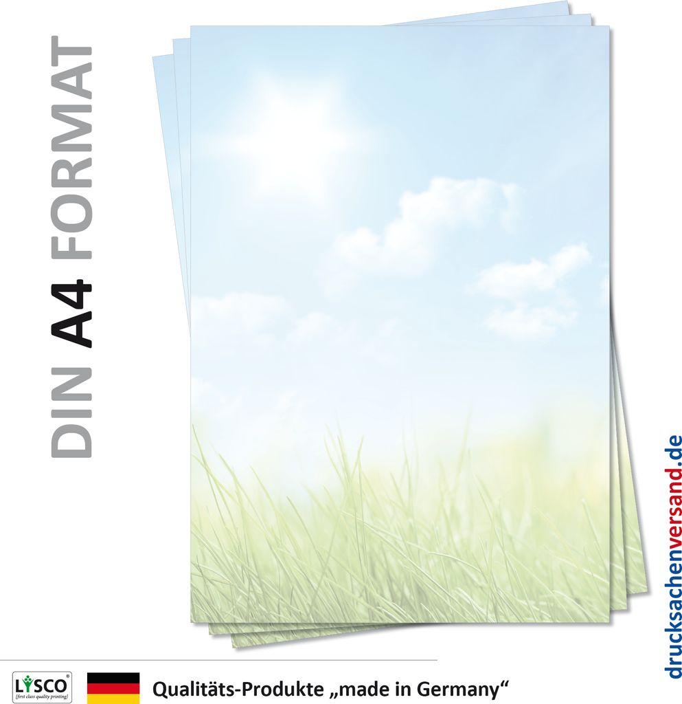 Motiv Briefpapier (Natur-5126, DIN A4, 100 Blatt) grüne Produktbild 