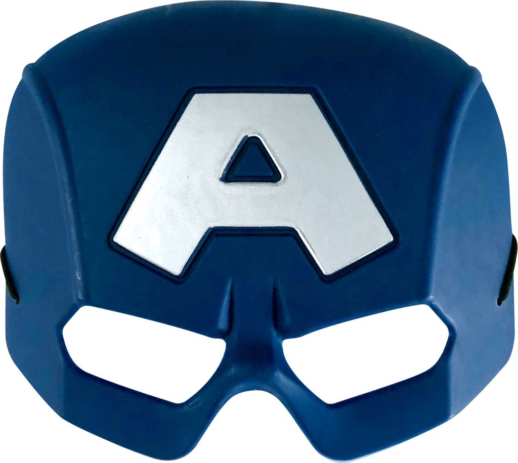 Masque Captain America pour enfants bleu - Image du produit 