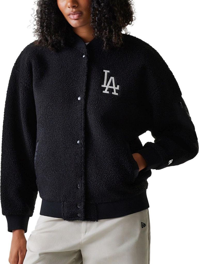New Era Ladies Oversize SHERPA Bomber Jacke LA Dodgers - M