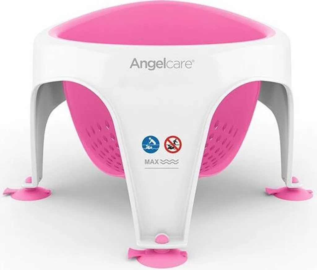 Angelcare Anneau de Bain Soft-Touch AC-BR01-PK Rose pour Bébé Confort