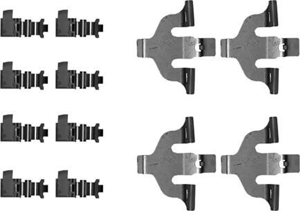 Accessoires Plaquettes Frein Textar 82544001 Anti-Bruit Audi Q7 A8 A5