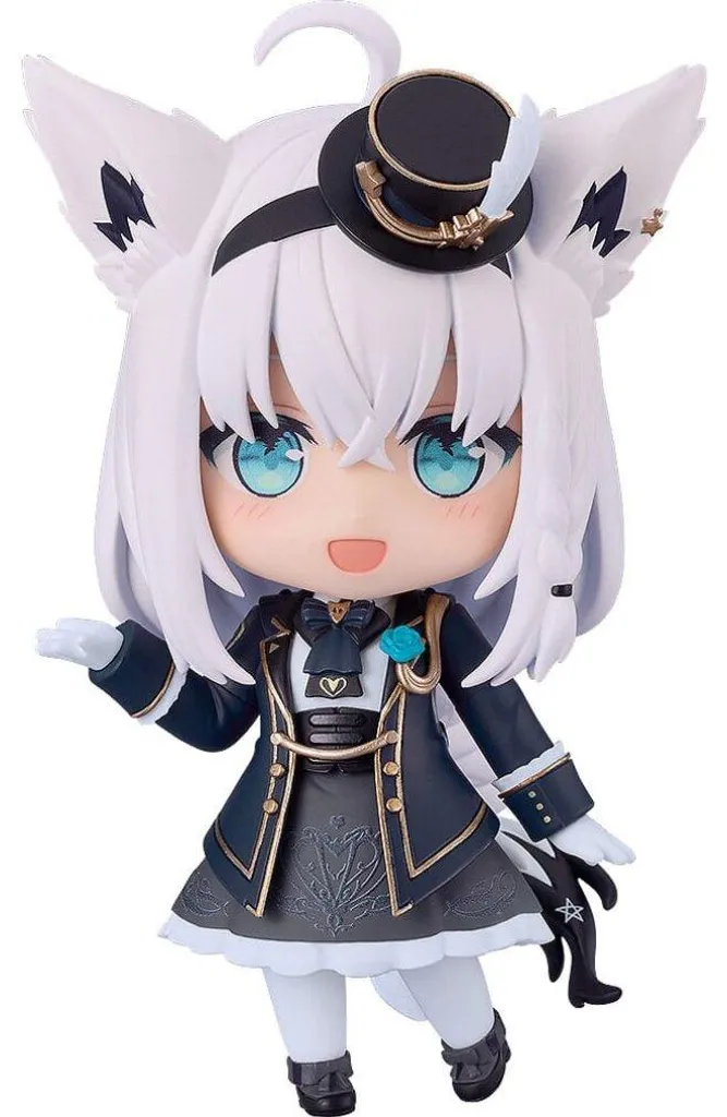 Figurine Fubuki Hololive 10cm Nendoroid avec Tenue de Parade Ornée