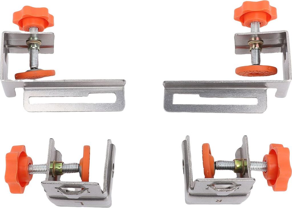 Schubladenfront-Befestigungsklemme, stabile Klemmung, Edelstahl 410, hohe Härte, Montageklemme für Schubladenfronten