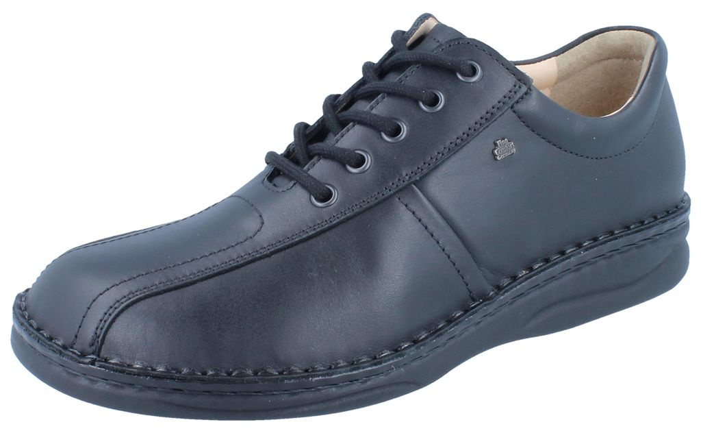 FINN COMFORT Dijon Herren Schnürhalbschuhe schwarz Produktbild 