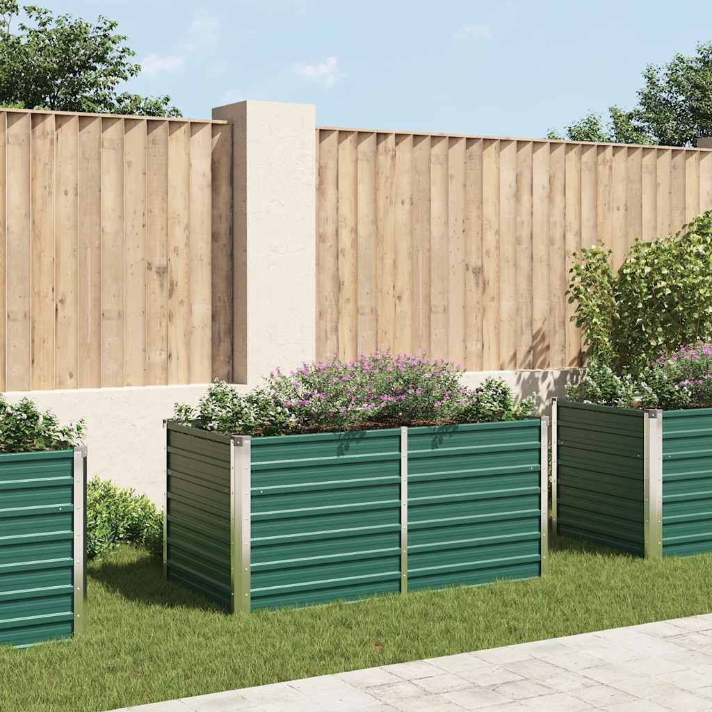 vidaXL Zvýšená posteľ 160 x 80 x 77 cm Pozinkovaná oceľ Obrázok produktu 5