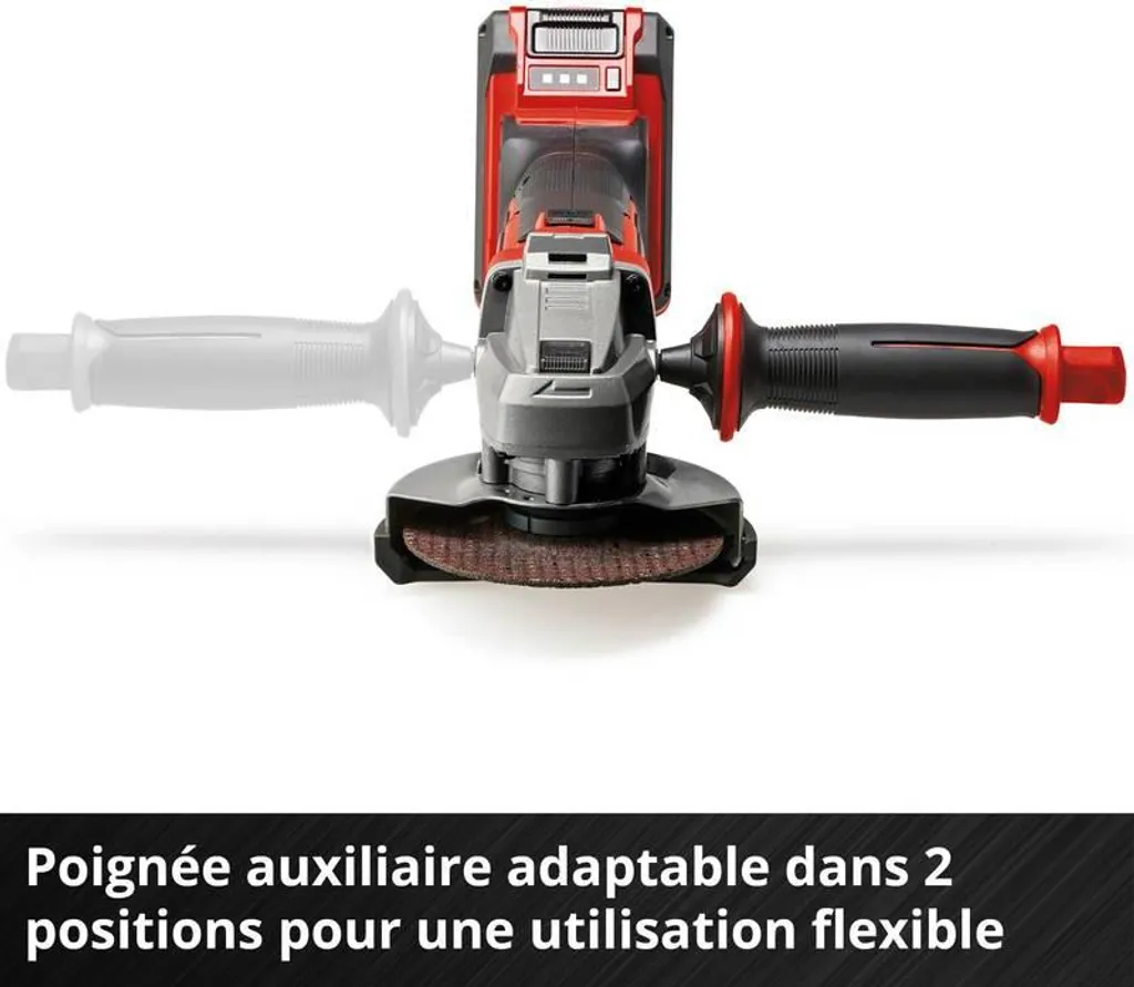 Meuleuse d'angle Einhell 18V légère et sécurisée pour disques 115 mm - 9