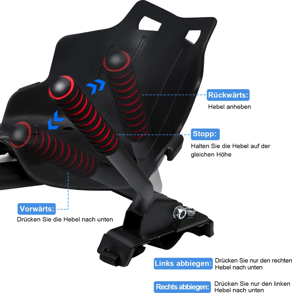 Hoverkart Universel Réglable pour Scooter Électrique - Kit Siège VINGO - 6