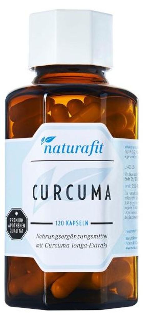naturafit Curcuma Kapseln, 120 St. Kapseln