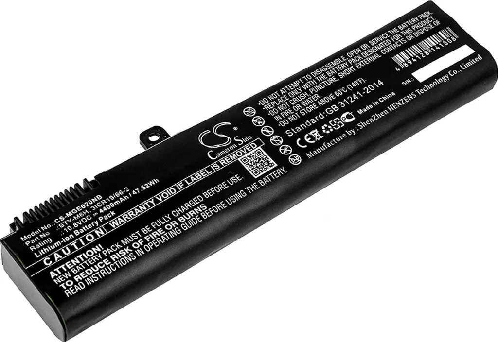 Batteria Ricambio per Notebook MSI GE62 Series | TECHTEK 10.8V 4400mAh