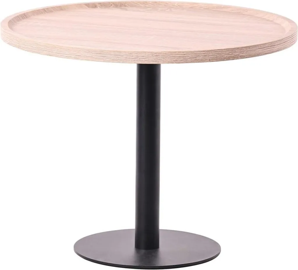 Tavolino Rotondo Salotto Sicuro - Design Moderno Facile da Pulire