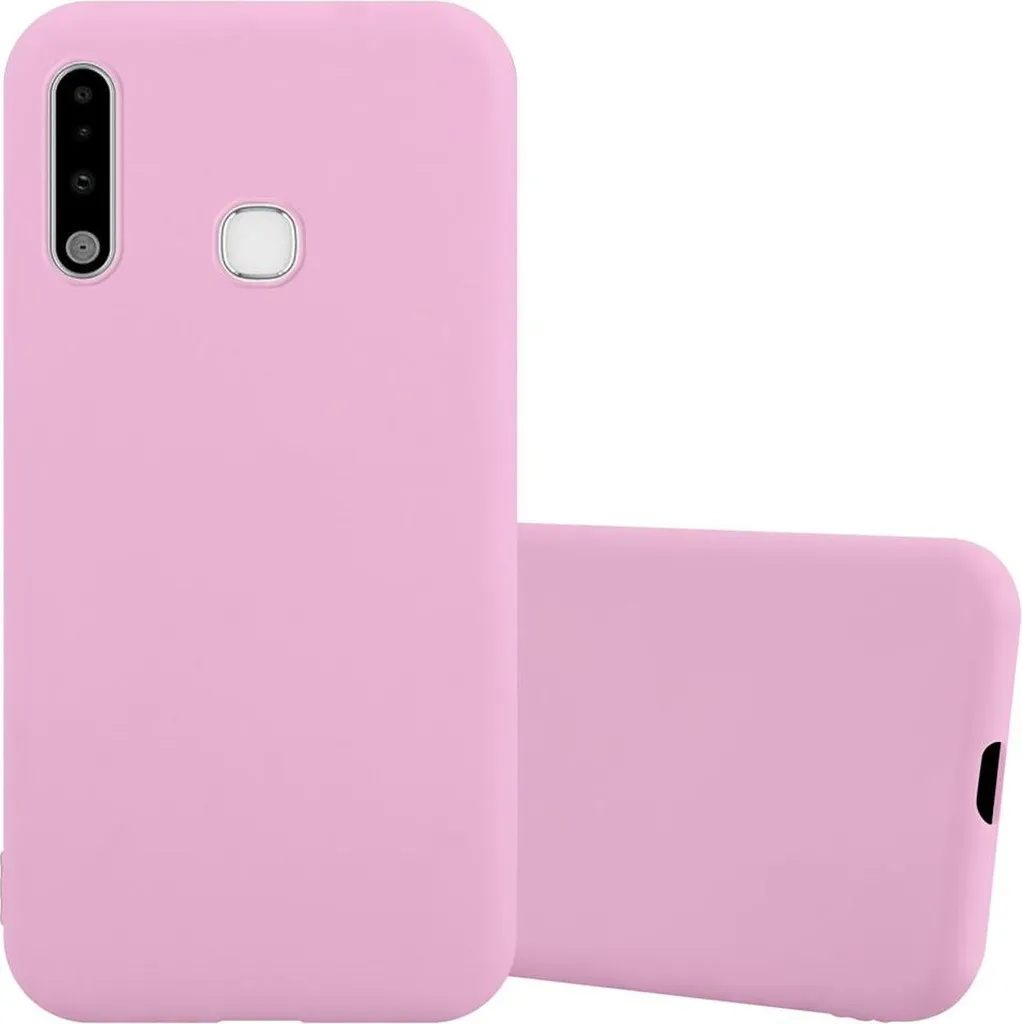 Cadorabo Custodia Samsung Galaxy A70e Rosa - Cover Silicone TPU Morbida