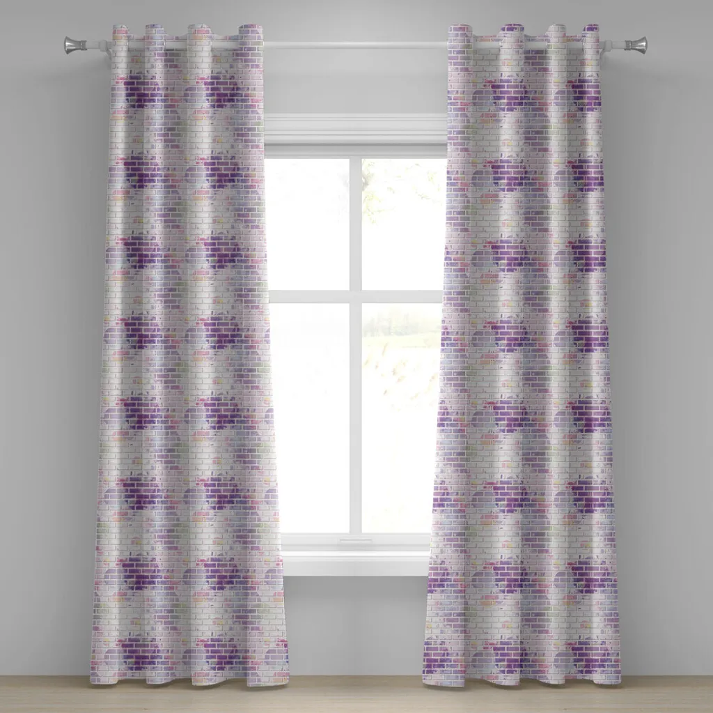 Tenda Pronta all'Uso ABAKUHAUS Graffiti 280x225 - Viola Lavanda
